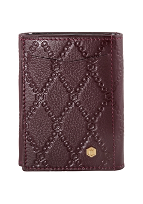 Picasso and Co Leather Wallet- Burgundy