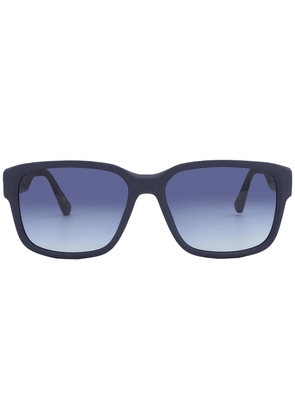 Calvin Klein Blue Gradient Rectangular Mens Sunglasses CKJ21631S 400 56