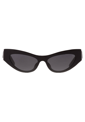 Dolce and Gabbana Dark Grey Cat Eye Ladies Sunglasses DG4450F 501/87 52