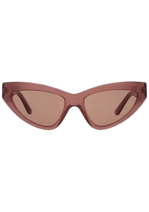 Dolce and Gabbana Brown Cat Eye Ladies Sunglasses DG4439 3411/3 55