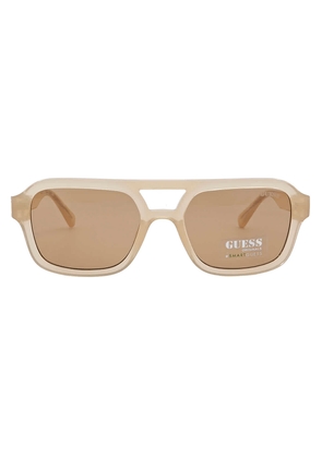 Guess Brown Square Unisex Sunglasses GU8259 57E 53