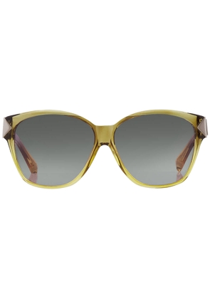 Yohji Yamamoto X Linda Farrow Light Green Gradient Square Unisex Sunglasses YY15 PICK C1
