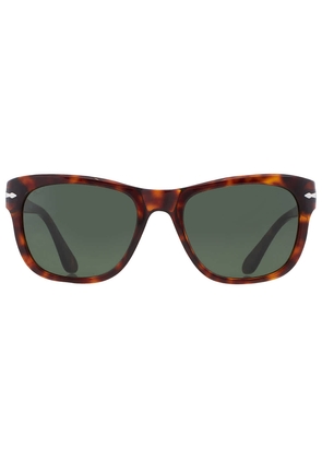 Persol Green Square Unisex Sunglasses PO3313S 24/31 55