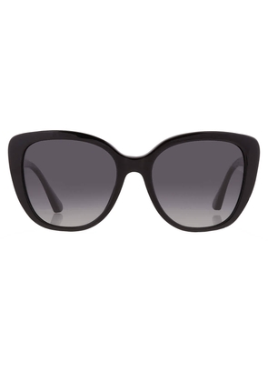 Emporio Armani Polarized Grey Gradient Butterfly Ladies Sunglasses EA4214U 50178G 54