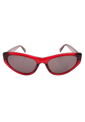 Moschino Grey Cat Eye Ladies Sunglasses MOS077S LHF 56