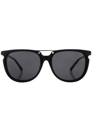 Phillip Lim Black Oval Sunglasses PL53C1SUN 57