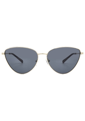 Michael Kors Cortez Dark Grey Solid Cat Eye Ladies Sunglasses MK1140 10146G 59