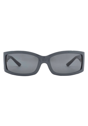Dolce and Gabbana Dark Grey Wrap Unisex Sunglasses DG6188 310187 61