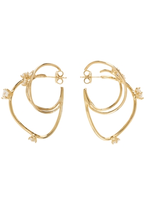 Panconesi Gold Constellation Hoop Earrings
