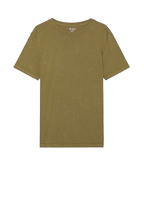 WAO The Standard Tee in olive - Olive. Size L (also in M, S, XL).