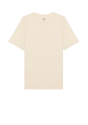 WAO The Standard Tee in natural - Cream. Size L (also in M, XL).