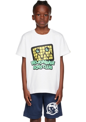 Billionaire Boys Club Kids White Printed T-Shirt