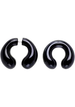 HUGO KREIT SSENSE Exclusive Black Pistil Ear Cuff & Earring Set