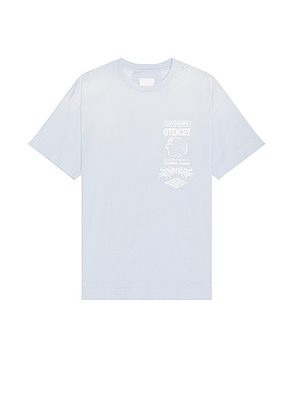 Givenchy Standard Tee in Baby Blue - Baby Blue. Size L (also in M, S, XL/1X).