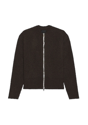 Givenchy Oversized Cardigan in Dark Brown - Brown. Size L (also in S, XL/1X).