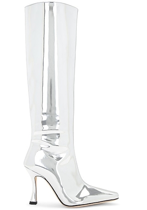 Staud Cami Boot in Chrome - Metallic Silver. Size 36 (also in ).