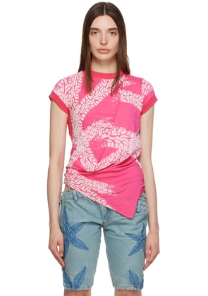 Masha Popova Pink Layered T-Shirt