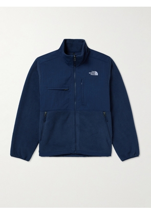 The North Face - Denali Logo-Embroidered Ripstop-Trimmed Recycled-Fleece Jacket - Men - Blue - XS