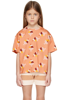 Daily Brat Kids Orange Happy Ice T-Shirt