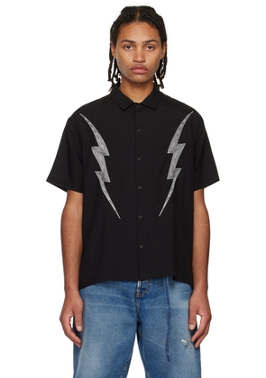 Double Rainbouu Black Electric Shirt