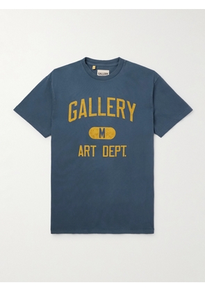 Gallery Dept. - Art Dept Logo-Print Cotton-Jersey T-Shirt - Men - Blue - XS