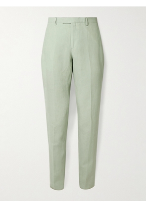 Paul Smith - Tapered Linen Suit Trousers - Men - Green - UK/US 30