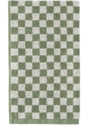 Baina Green & White Josephine Hand Towel