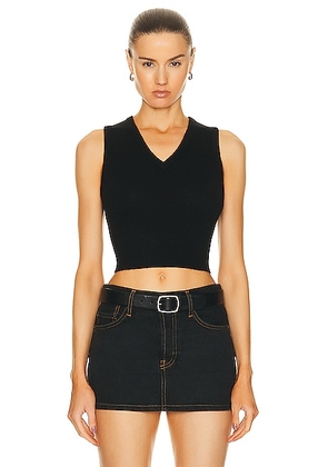 Eterne Lenny Top in Black - Black. Size XL (also in M/L).