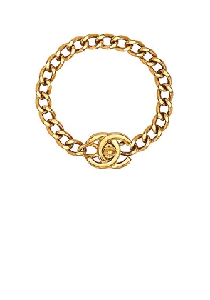 chanel Chanel Turnlock Bracelet in Gold - Metallic Gold. Size all.