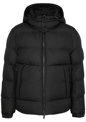 Boss Quilted Hooded Shell Jacket - Black - 50 (IT50 / L)