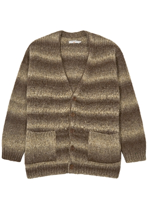 Nudie Jeans Kent Striped Wool-blend Cardigan - Multicoloured - M