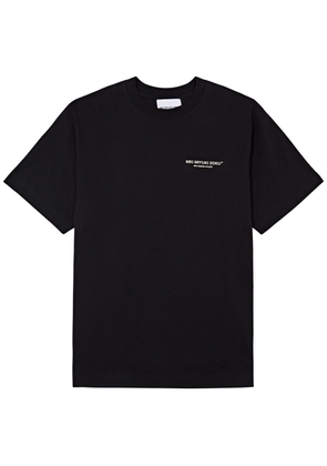 Mki Miyuki Zoku Design Studio Logo Cotton T-shirt - Black