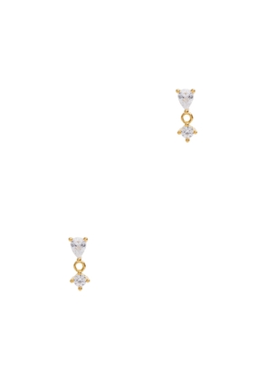 Anissa Kermiche Petite Gemme Gold Vermeil Stud Earrings