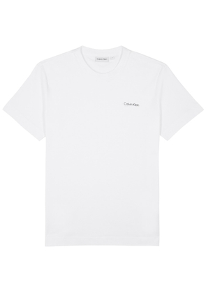 Calvin Klein Logo Cotton T-shirt - White
