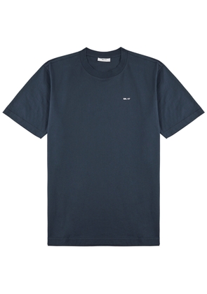 NN07 Adam Logo Cotton T-shirt - Navy