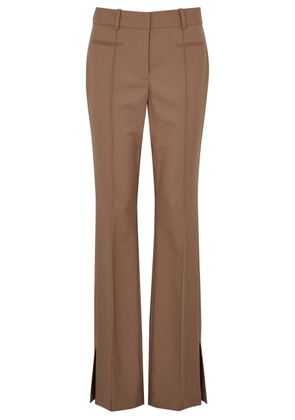 Helmut Lang Stretch-twill Bootcut Trousers - Brown - 2 (UK6 / XS)