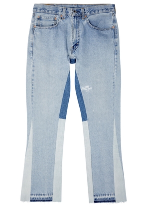 Jeanius Bar Atelier Panelled Flared Jeans - Light Blue - 30 (W30 / S)