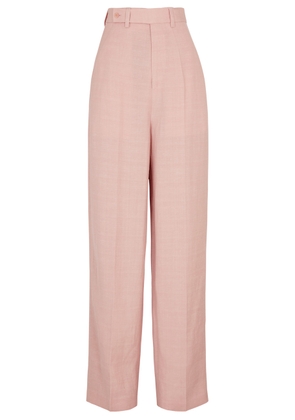 Petar Petrov Back To Town Wide-leg Trousers - Light Pink - 40 (UK12 / M)