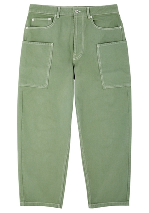Kenzo Carpenter Straight-leg Cargo Jeans - Green - (W30 / S)