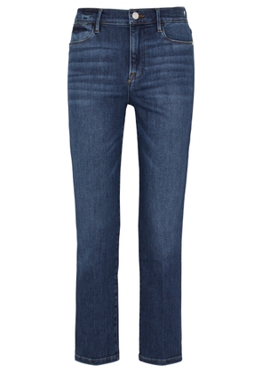 Frame Le High Straight Cropped Jeans - Indigo - 24 (W24 / UK6 / XS)