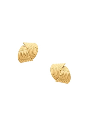 AUREUM Vienna Earrings in Gold  - Metallic Gold. Size all.