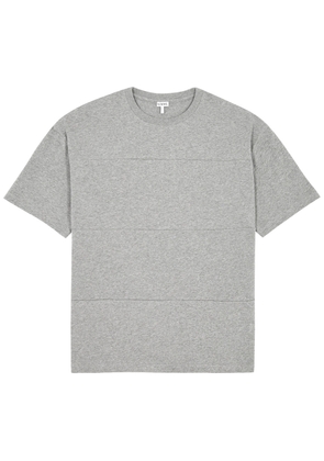Loewe Distorted Logo Cotton T-shirt - Grey