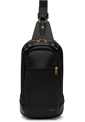 master-piece Black Gloss Sling Bag