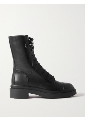 Jimmy Choo - Nari Embellished Leather Combat Boots - Black - IT36,IT36.5,IT37,IT37.5,IT38,IT38.5,IT39,IT39.5,IT40,IT40.5,IT41,IT42