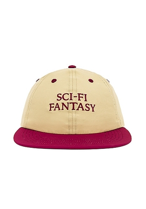 SCI-FI FANTASY Nylon Logo Hat in Ember - Tan. Size all.