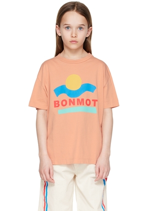 Bonmot Organic Kids Orange Sunset T-Shirt