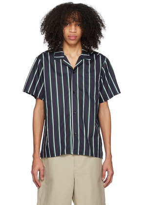Bather Black Striped Shirt