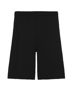VETEMENTS Jersey Shorts in Black - Black. Size L (also in M, S).