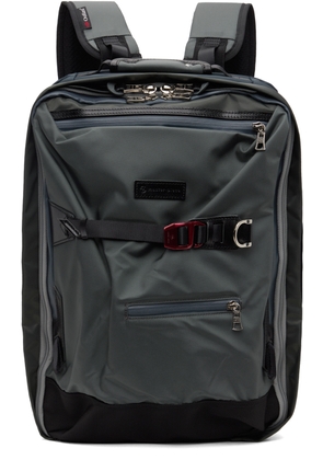 master-piece Gray & Navy Potential 2Way Backpack