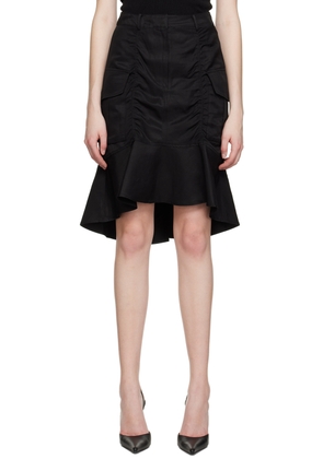 LVIR SSENSE Exclusive Black Midi Skirt
